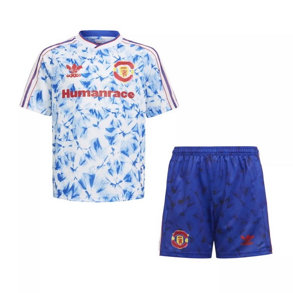 Camiseta Manchester United Human Race Niños 2020-21 Azul